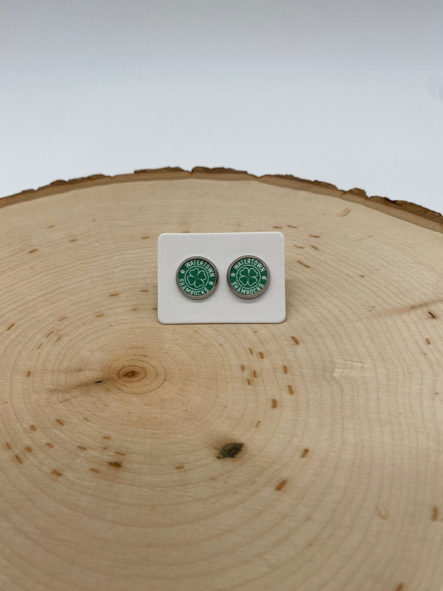 Shamrock Stud Earrings