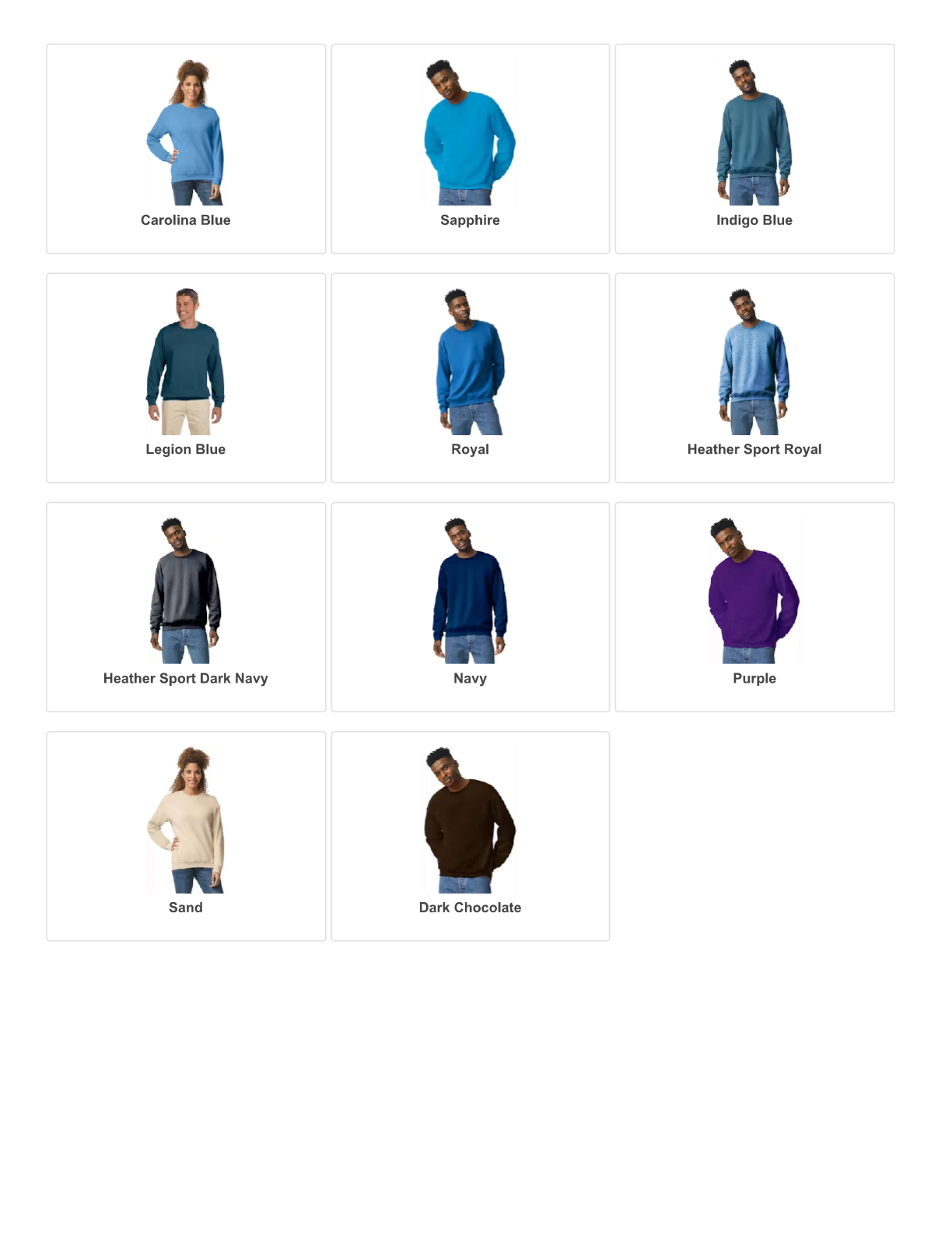 Custom Gildan Crewneck Sweatshirt