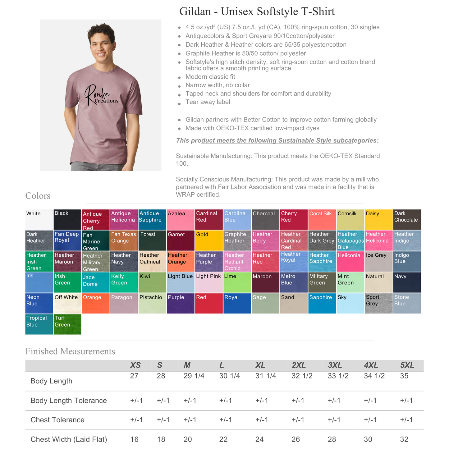 Custom Gildan Short Sleeve