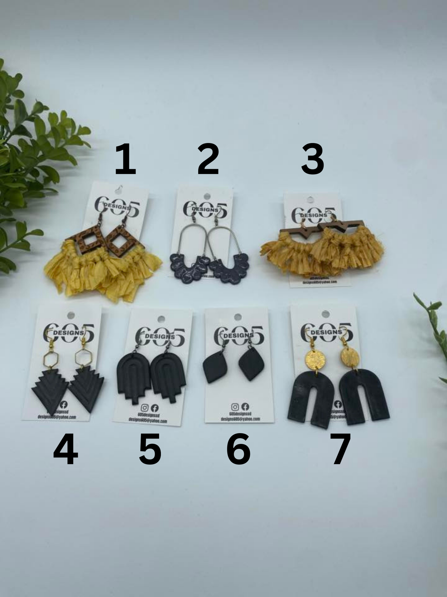 Lakers Clay/Macrame Earrings