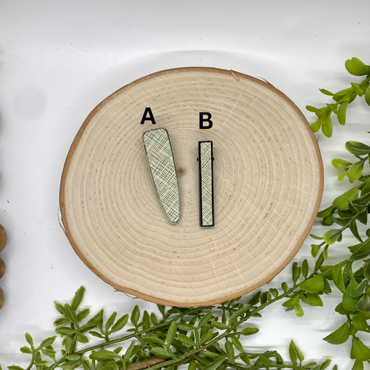 Gold Lines Hair Clip