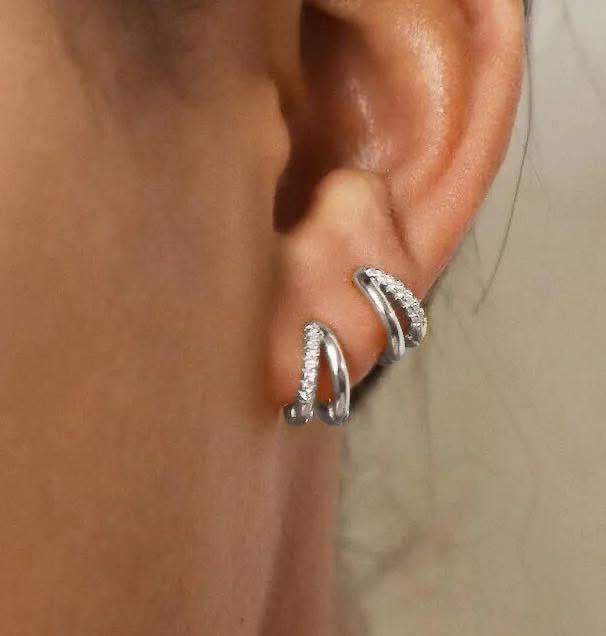 Double Hoops Earrings