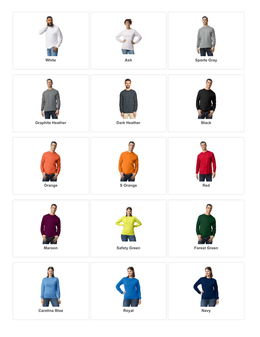 Custom Gildan Long Sleeve