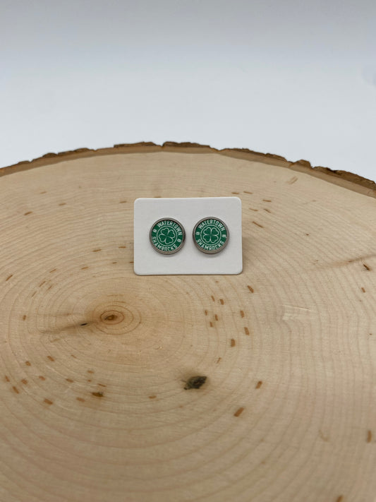 Shamrock Stud Earrings