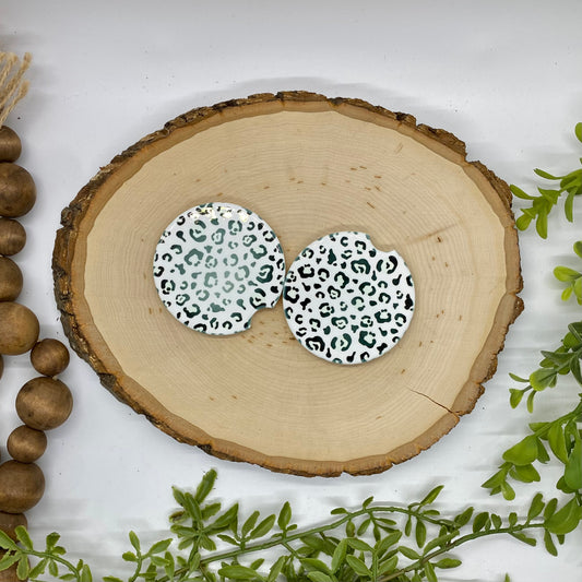 Animal Print Car Coasters