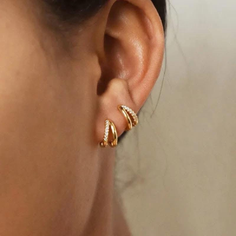 Double Hoops Earrings
