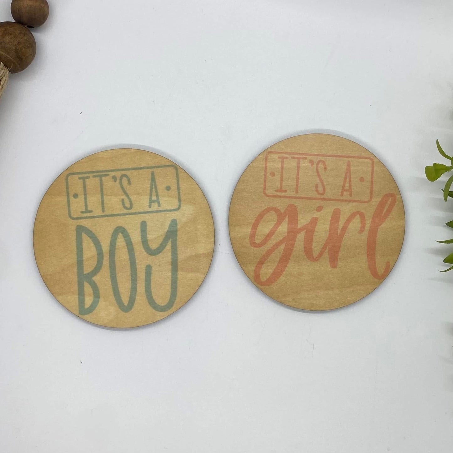 Colored Boy/Girl Announcement