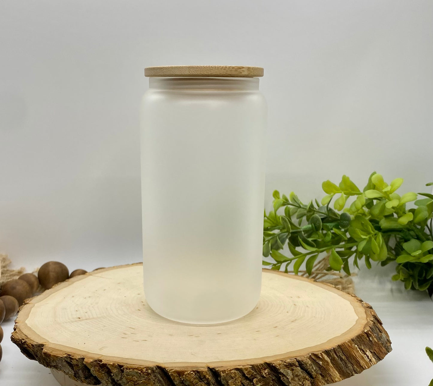 Custom 16oz Frosted Glass Tumbler