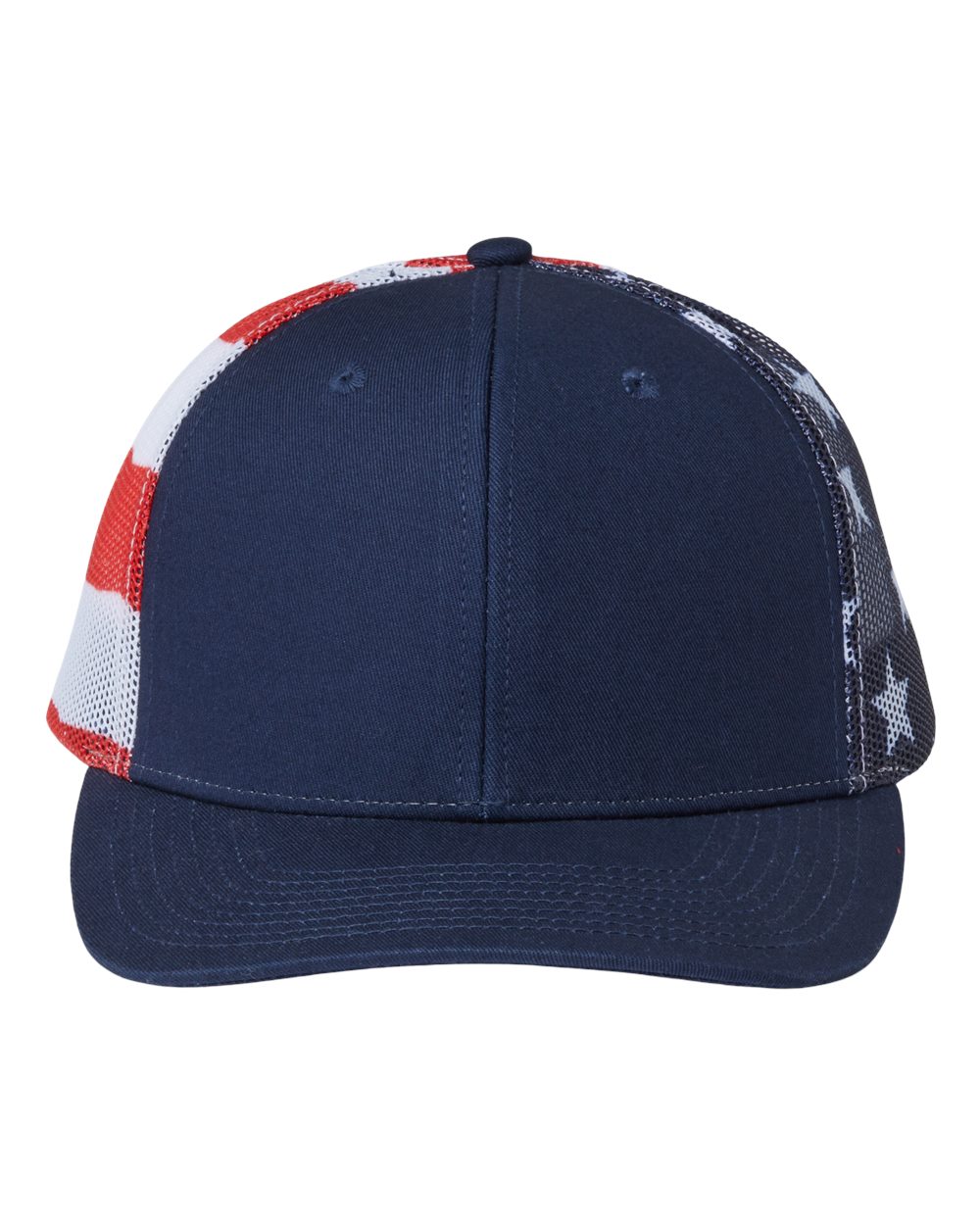 Flag Printed Mesh Trucker Cap