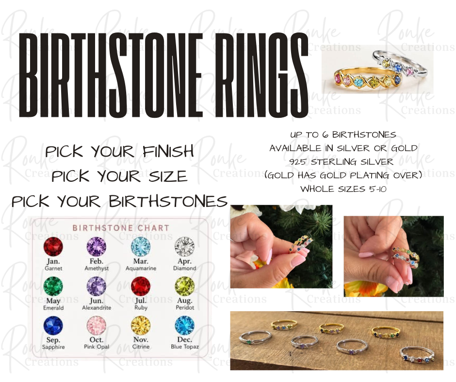 Birthstone Rings