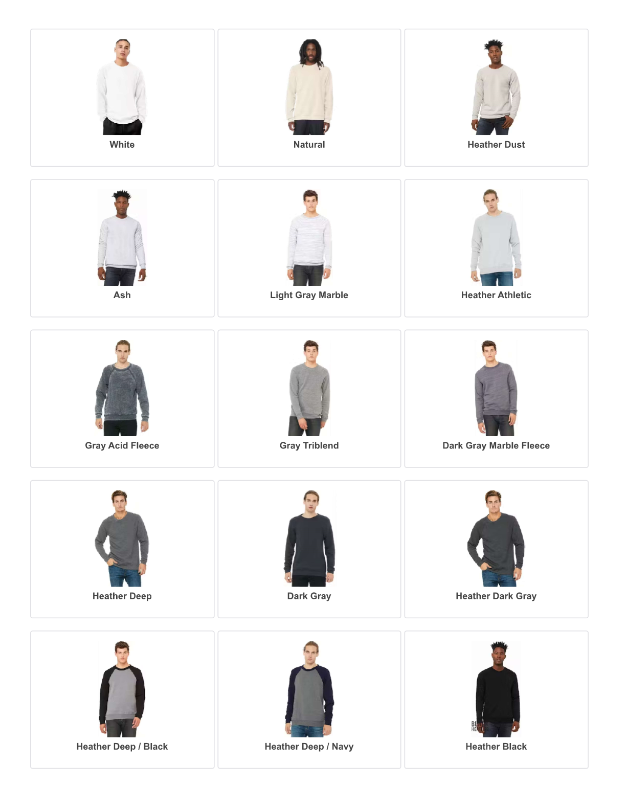 Custom Bella+Canvas Crewneck Sweatshirt