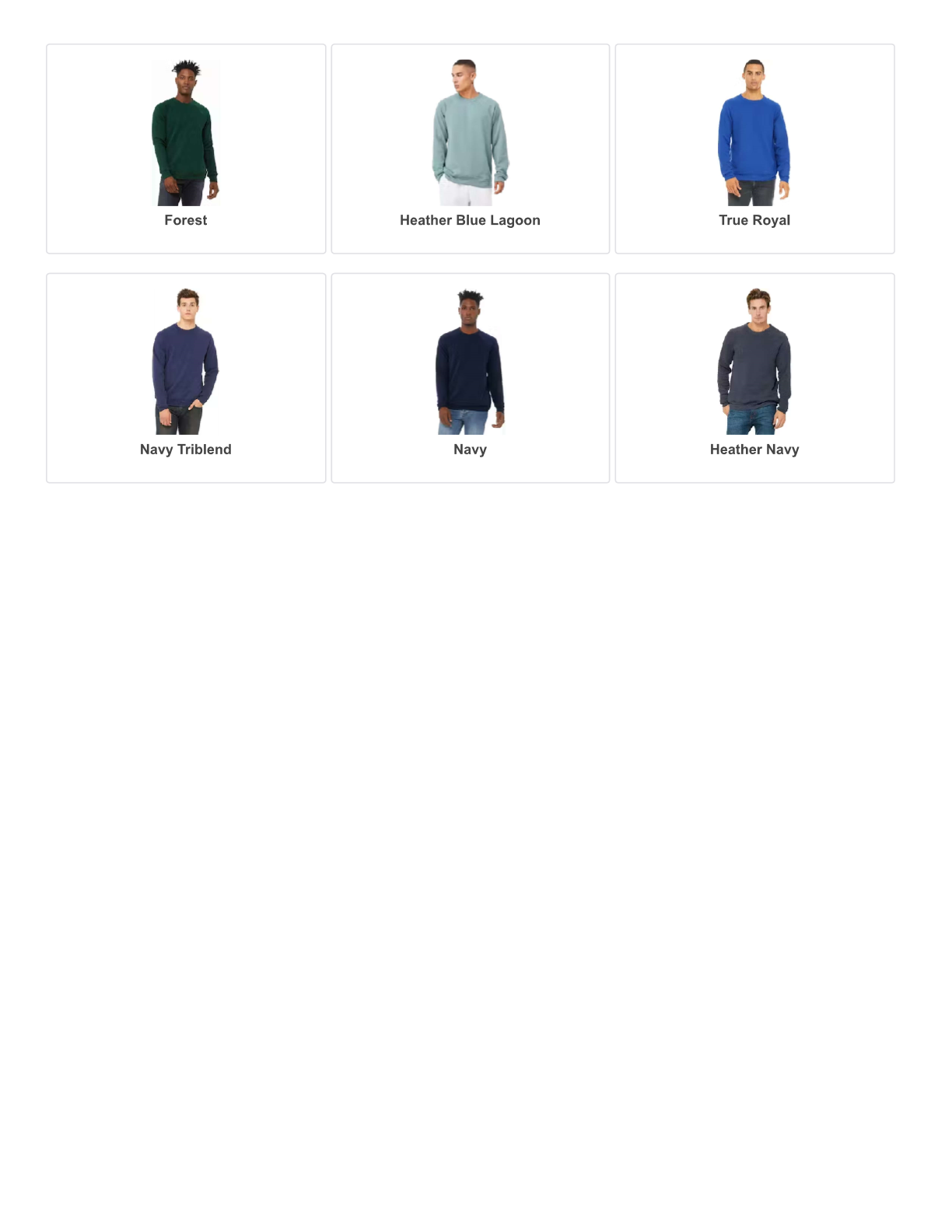 Custom Bella+Canvas Crewneck Sweatshirt