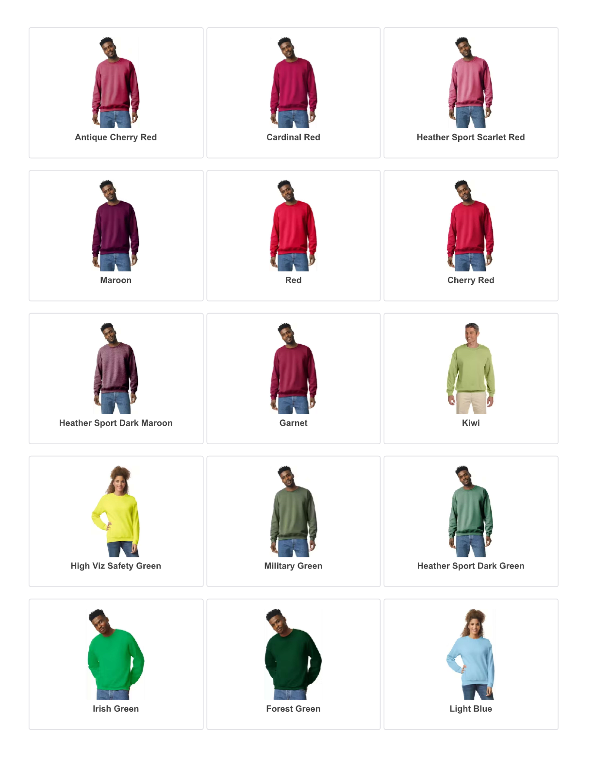 Custom Gildan Crewneck Sweatshirt