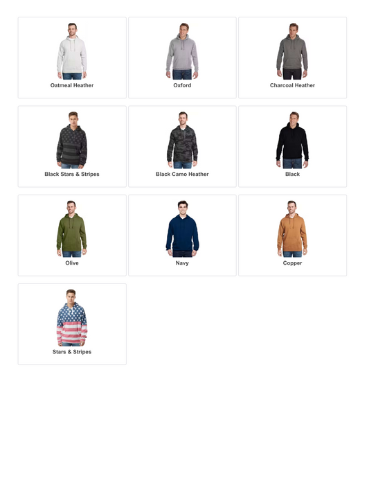 Custom J America Hooded Sweatshirt