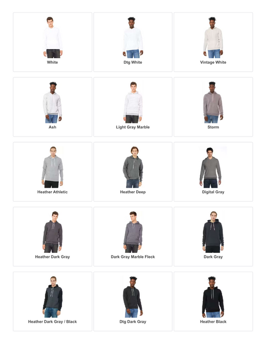 Custom Bella+Canvas Hooded Sweatshirt