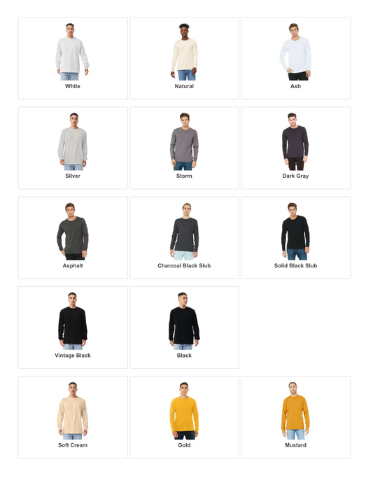 Custom Bella+Canvas Long Sleeve