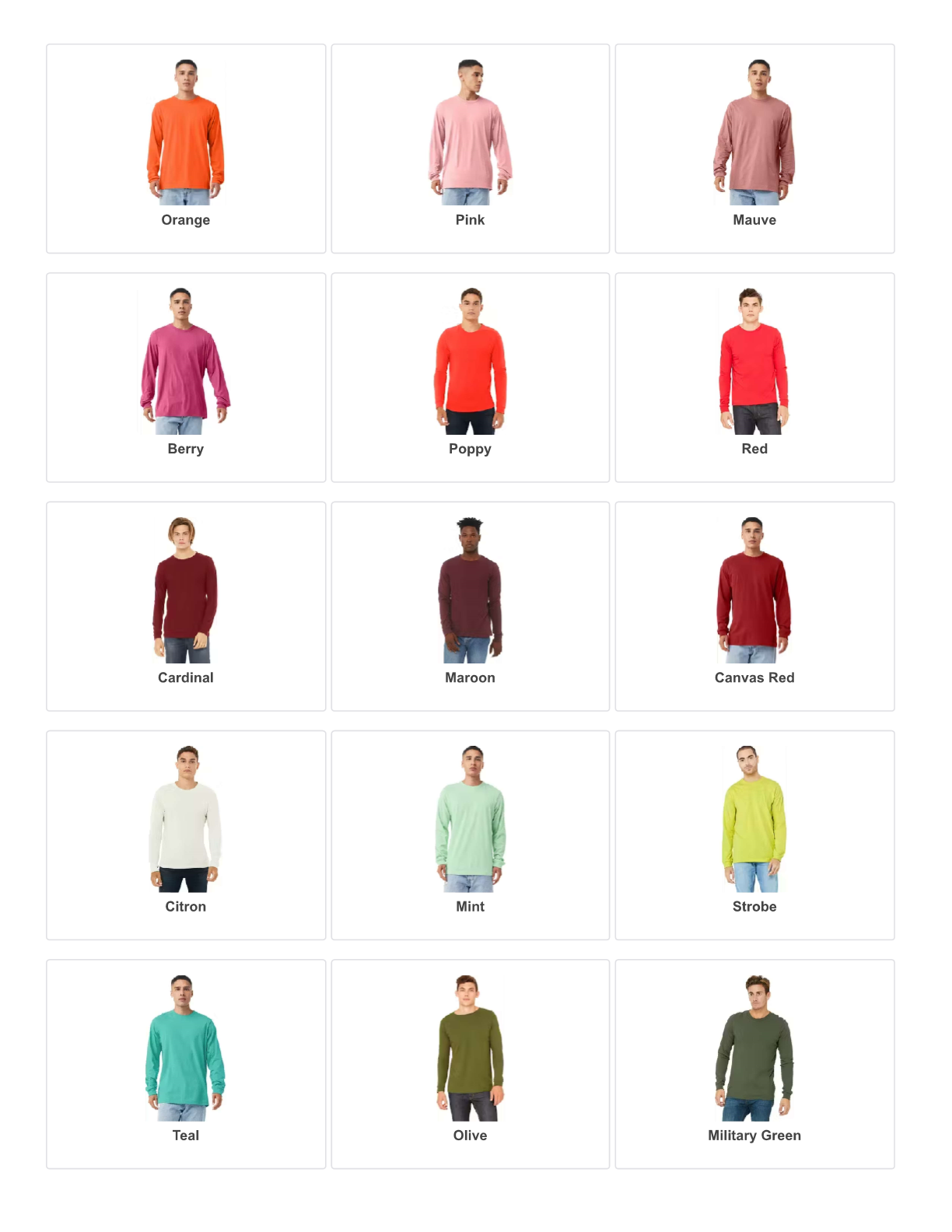 Custom Bella+Canvas Long Sleeve