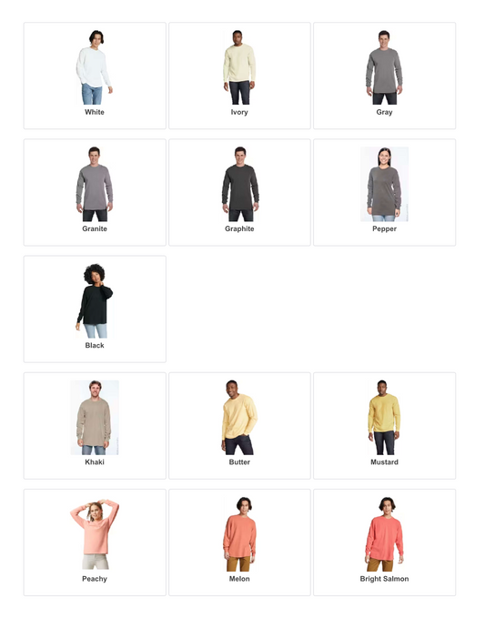 Custom Comfort Colors Long Sleeve