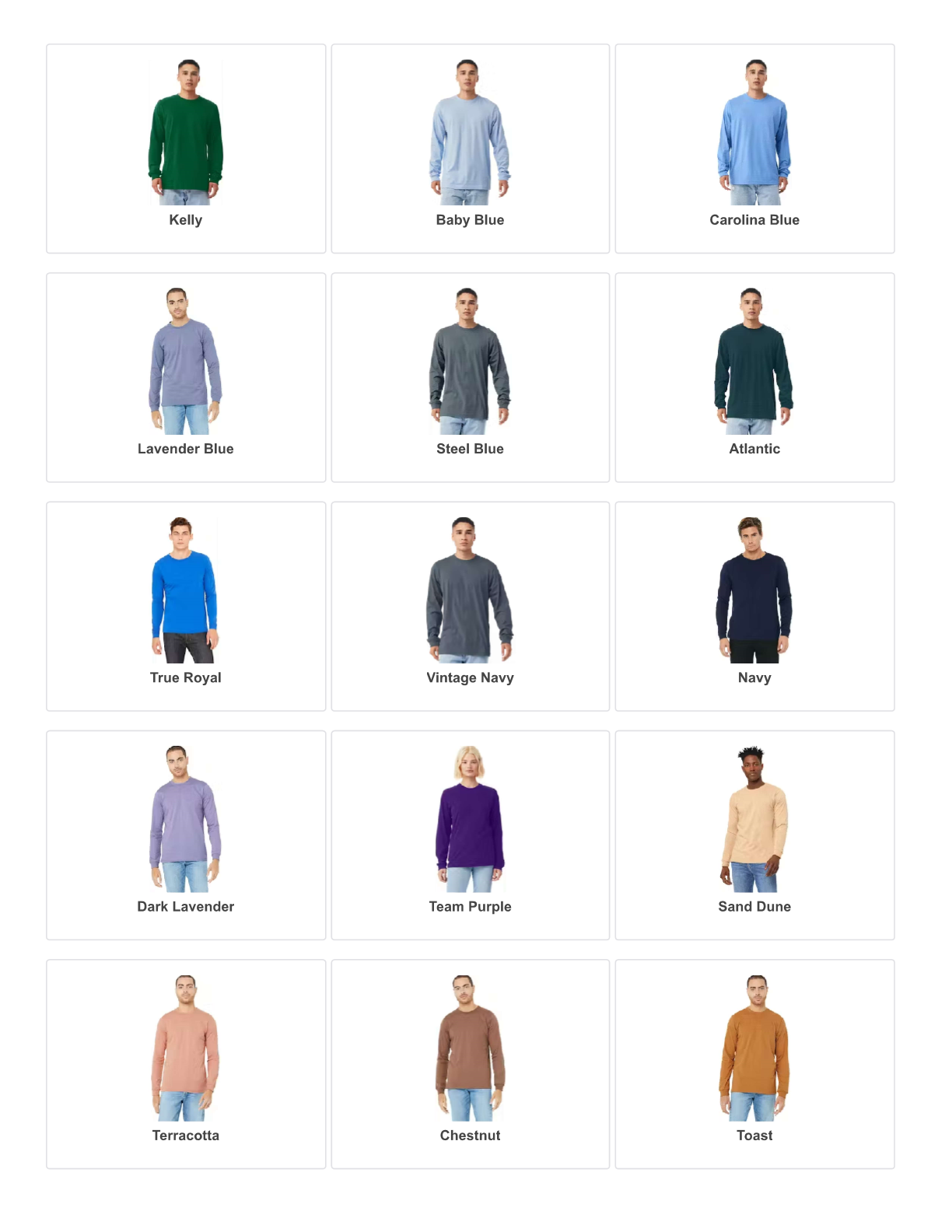 Custom Bella+Canvas Long Sleeve