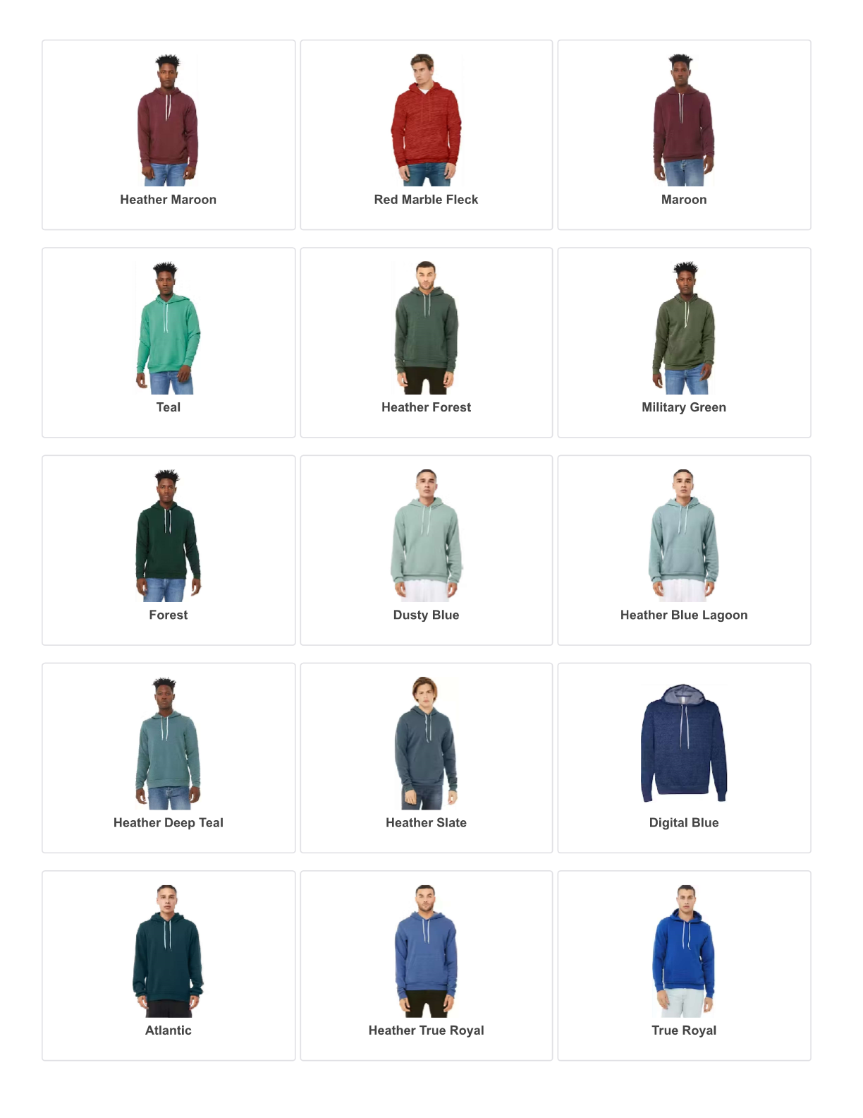 Custom Bella+Canvas Hooded Sweatshirt