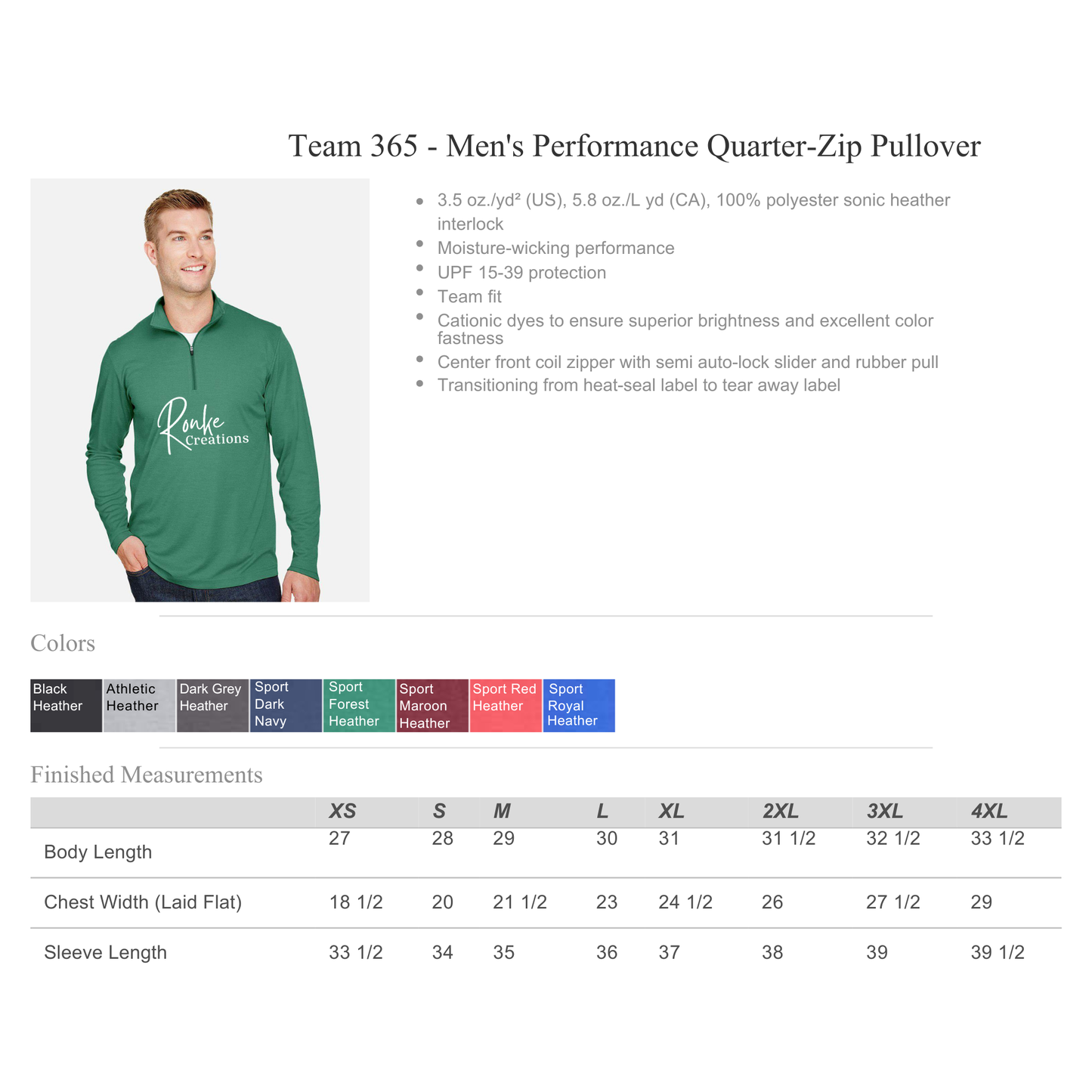 Chamber Quarter Zip Sweatshirt