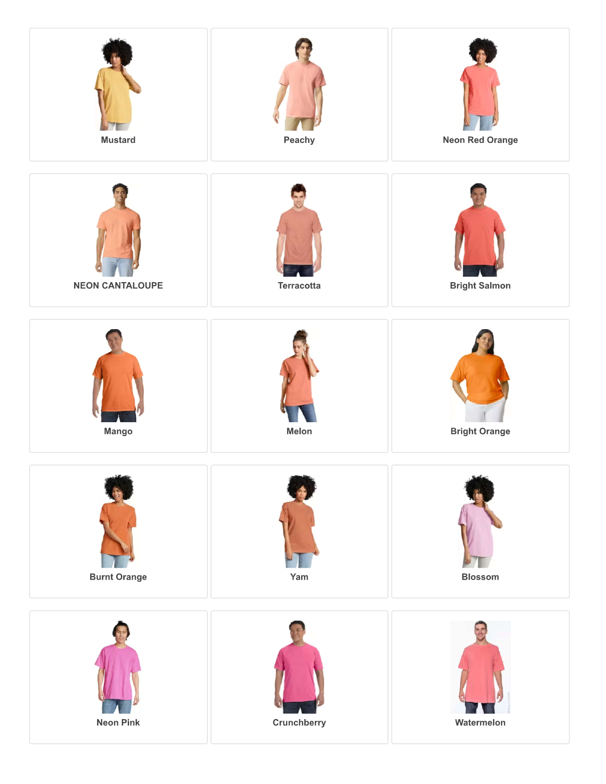 Custom Comfort Colors T-Shirt