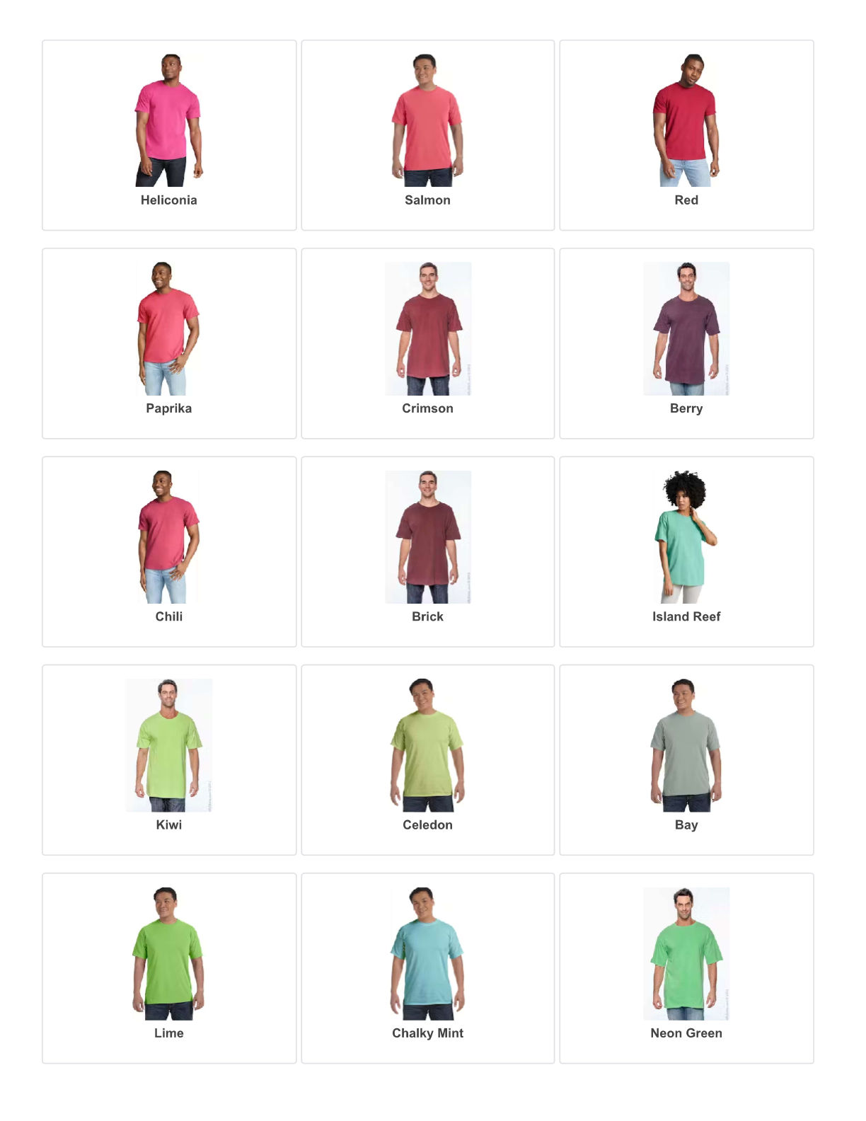 Custom Comfort Colors T-Shirt