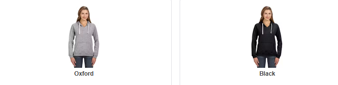 Custom J America Women V-Neck Hooded Sweatshirt