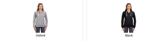 Custom J America Women V-Neck Hooded Sweatshirt